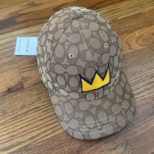 Coach Jean-Michel Basquiat Signature Crown Hat
